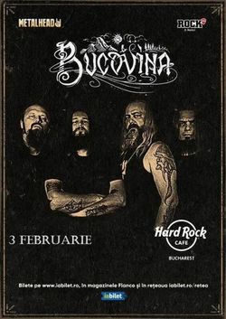 Concert Bucovina pe 3 februarie la Hard Rock Cafe