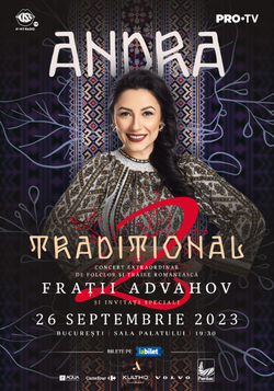 Concert LIVE Andra - Traditional 2 | 26 septembrie