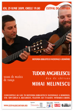 Seara cu muzica de tango in cadrul Estivalului de Chitara