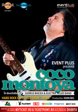 Concert Coco Montoya la Hard Rock Cafe