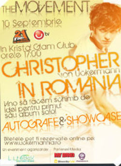 ANULAT Concert Christopher Uckermann in Romania