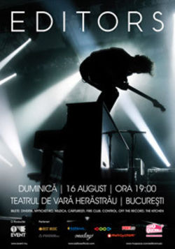 Concert Editors la Bucuresti