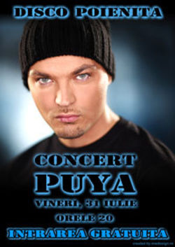 Concert Puya la Barlad. Intrare libera