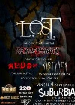Concert L.O.S.T., Deadeye Dick, Redox si Kistvaen