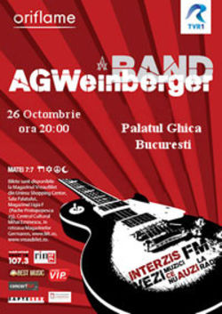 Concert AG Weinberger la Palatul Ghica, Bucuresti