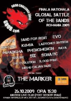Finala nationala Global Battle of the Bands 2009 - in Jukebox Live Club