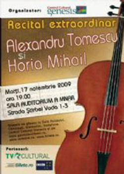 Concert Alexandru Tomescu si Horia Mihai