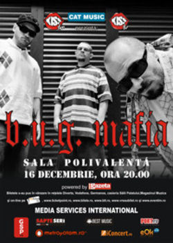 Concert BUG Mafia la Sala Polivalenta, Bucuresti