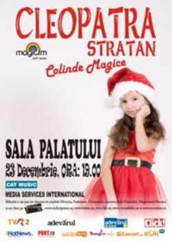 Cleopatra Stratan canta colinde la Sala Palatului