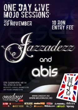 Concert Jazzadez si Abis in Club Mojo
