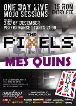 Concert Mes Quins & Pixels in Club Mojo