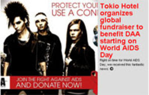 Tokio Hotel continua lupta impotriva SIDA