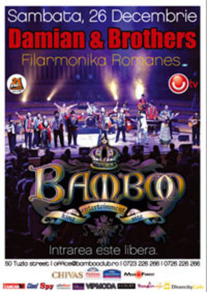 Damian & Brothers canta de Craciun la Bamboo
