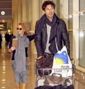 Kylie Minogue, de Craciun cu viitorii socri