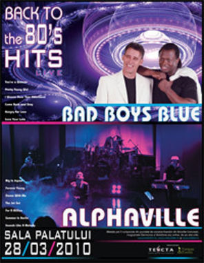Globuri disco gigantice la concertul Alphaville & Bad Boys Blue