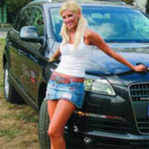 Andreea Banica la a saptea masina