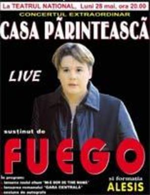 Fuego - concert si lansare de album la Teatrul National