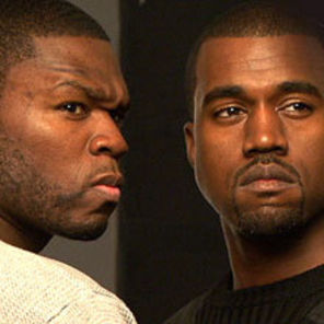 Kanye West mai `puternic` decat 50 Cent in Marea Britanie