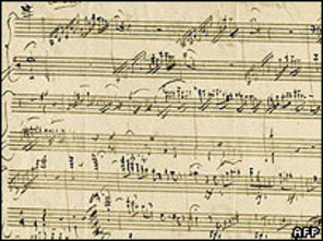 O ciorna a lui Mozart - vanduta cu peste 150 de mii de euro