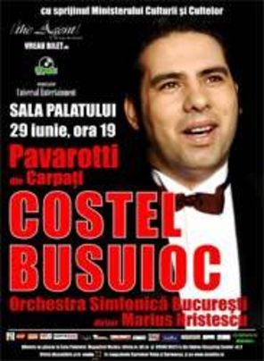 Costel Busuioc canta toate melodiile de pe LP-ul de debut la Sala Palatului