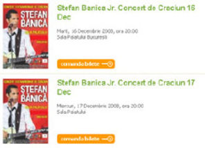 Stefan Banica suplimenteaza numarul concertelor de Craciun