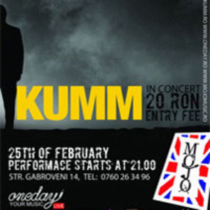 Kumm canta la Club Mojo cu noul basist