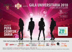 Gala Universitaria 2010  concerte Puya, Cedri2k si Daria