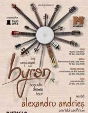 Byron pleaca in turneu