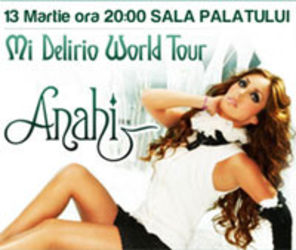 Anahi aterizeaza la Bucuresti in ziua concertului