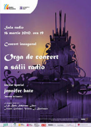 Jennifer Bate, invitata la inaugurarea Orgii de Concert a Salii Radio