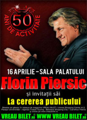 Spectacolul aniversar Florin Piersic se reia pe 16 aprilie