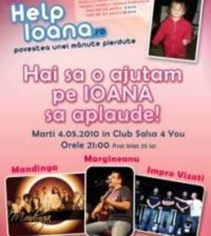 Concerte caritabile - Mandinga, Mihai Margineanu, Phelipe pentru Ioana
