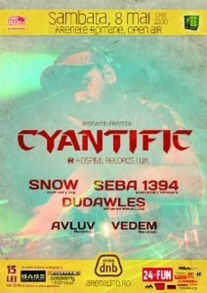 Cyantific, concert la Arenele Romane