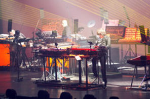 Poze si filmari Jean Michel Jarre la Bucuresti, Romania 2010