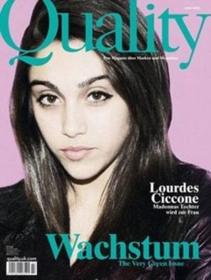 Fiica Madonnei, Lourdes, cover girl pentru prima data (poze)