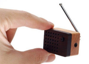 Motz Radio FM - cel mai mic radio fm din lemn!
