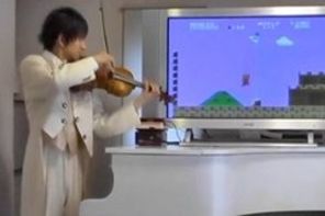 Muzica din jocul Super Mario, pe acorduri de vioara (video)