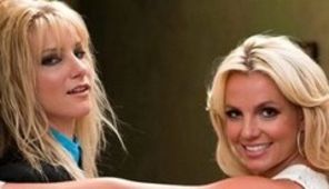 Britney Spears, poze de la filmarile serialului Glee