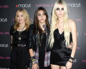 Madonna, Lourdes si Taylor Momsen promoveaza linia vestimentara Material Girl (poze)