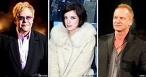Elton John, Lily Allen si Sting - premiati de americani