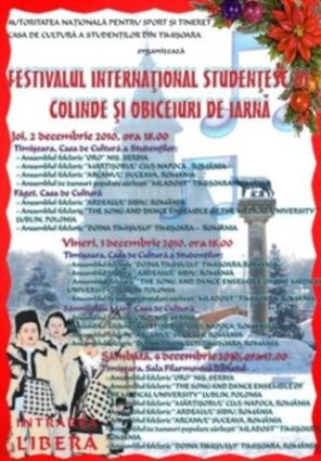 Festivalul International Studentesc de colinde si obiceiuri de iarna