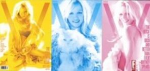 Britney Spears Seal It With A Kiss, topless pentru revista V (video)