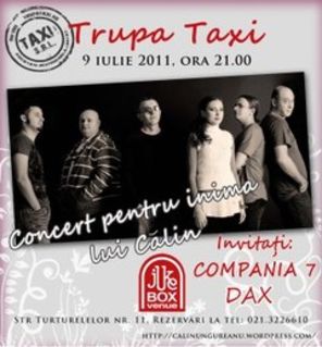 Dax canta cu Taxi pentru inima lui Calin