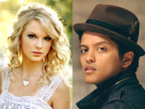 Taylor Swift vrea sa se combine cu Bruno Mars