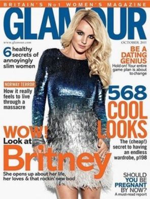 Britney, foarte sexy pe coperta Glamour UK