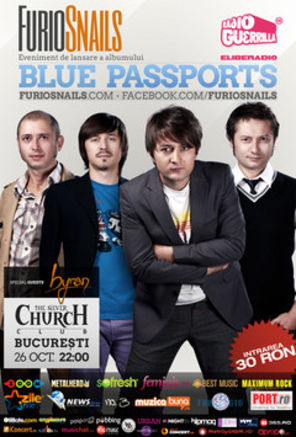 Snails devin FurioSnails si furiolanseaza albumul &ldquo;Blue Passports&rdquo; in The Silver Church
