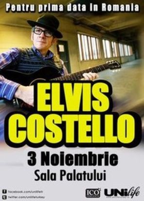 Castiga invitatii duble la concertul Elvis Costello de la Bucuresti!