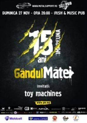 Concert aniversar Gandul Matei - 15 ani in Irish & Music Pub