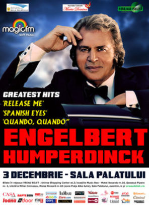 Engelbert Humperdinck concerteza in premiera absoluta la Bucuresti