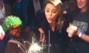 Poze de la petrecerea ''nebuna'' a lui Miley Cyrus